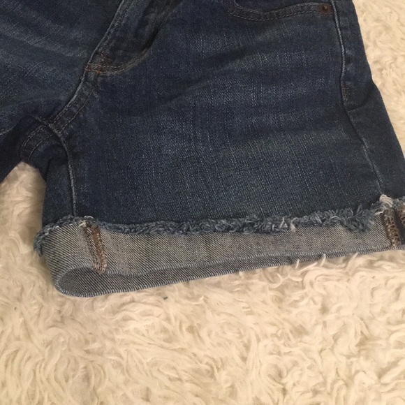 GAP Denim Cuffed Denim Shorts Size 24 Petite - Picture 5 of 10